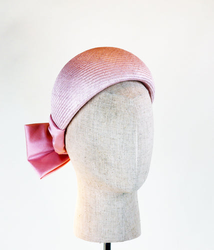 Midney Hairband- Palest pink with silk bow at the  back